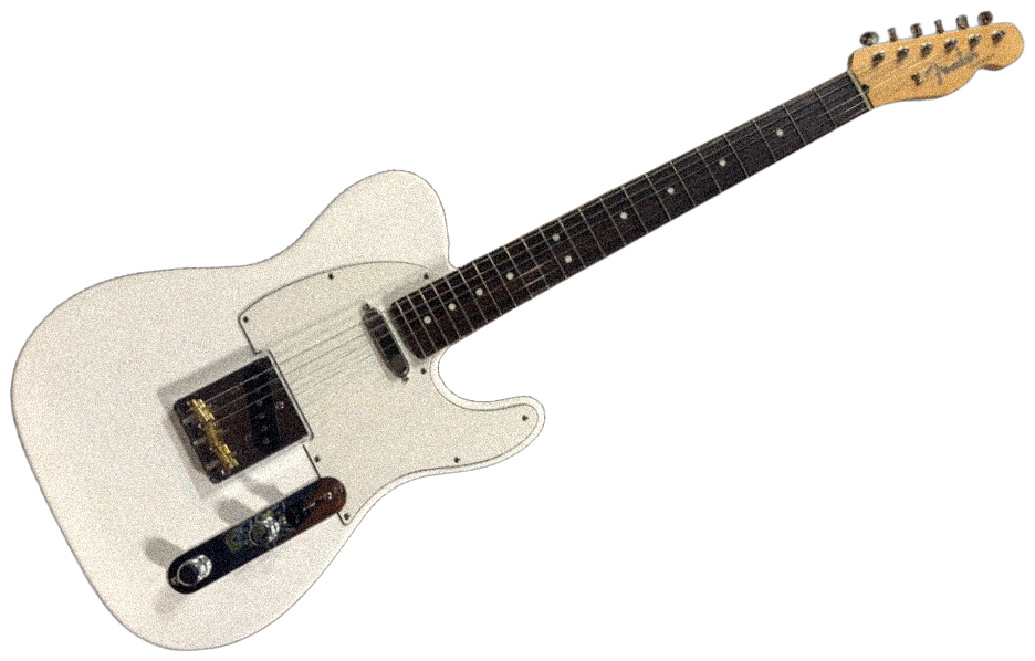 白色 Fender Telecaster 电吉他